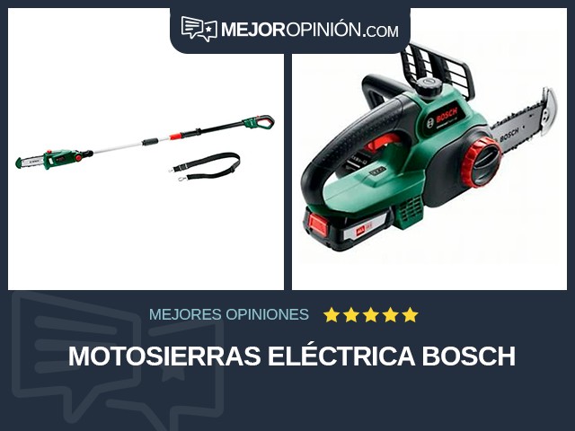 Motosierras Eléctrica Bosch