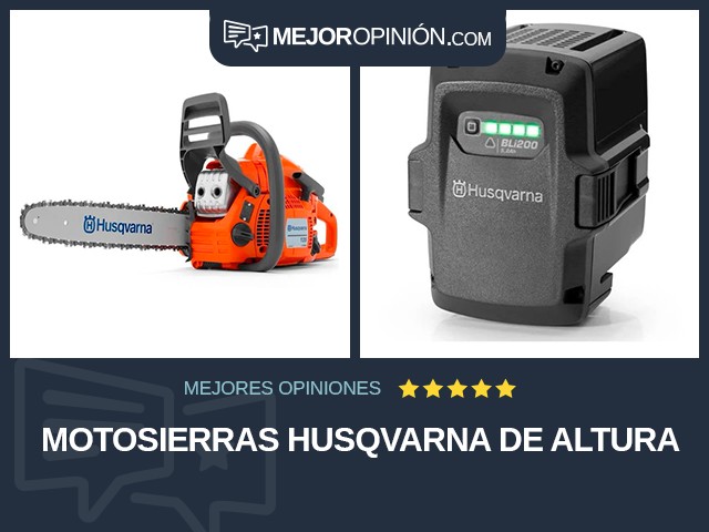 Motosierras Husqvarna De altura