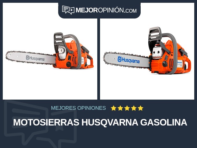 Motosierras Husqvarna Gasolina