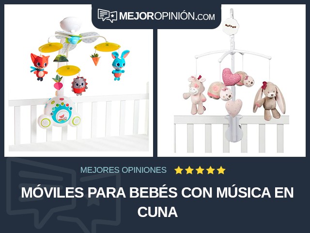 Móviles para bebés Con música En cuna