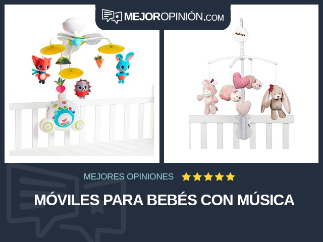 Móviles para bebés Con música
