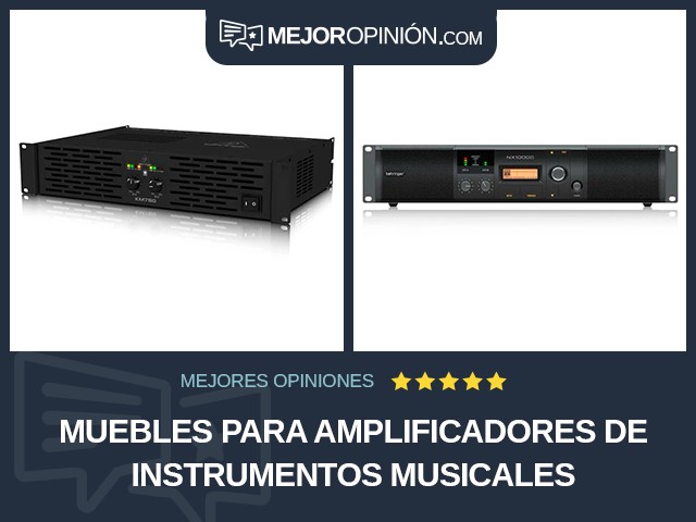 Muebles para amplificadores de instrumentos musicales