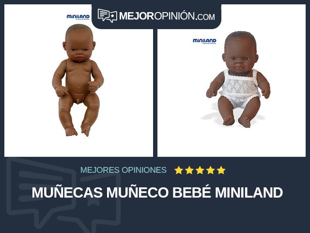Muñecas Muñeco bebé Miniland