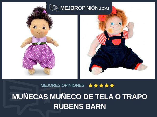 Muñecas Muñeco de tela o trapo Rubens Barn