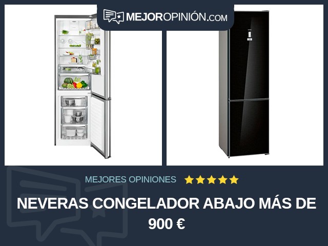 Neveras Congelador abajo Más de 900 €