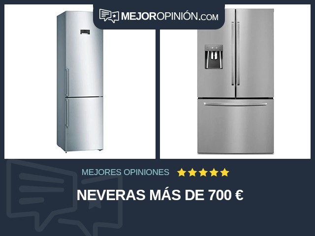 Neveras Más de 700 €