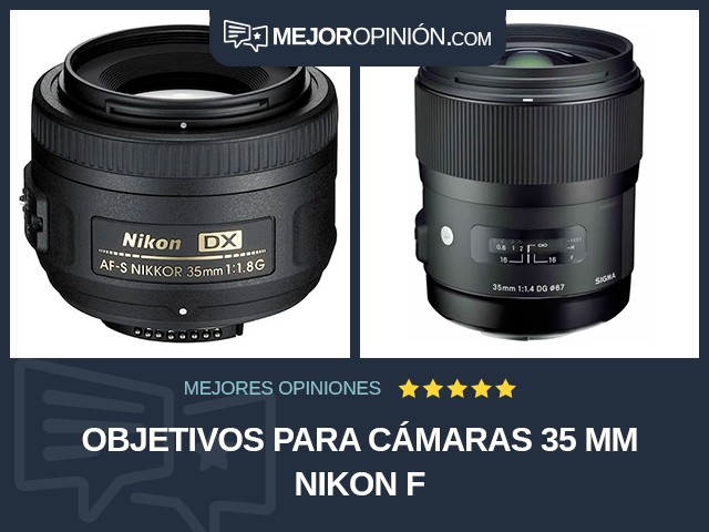 Objetivos para cámaras 35 mm Nikon F