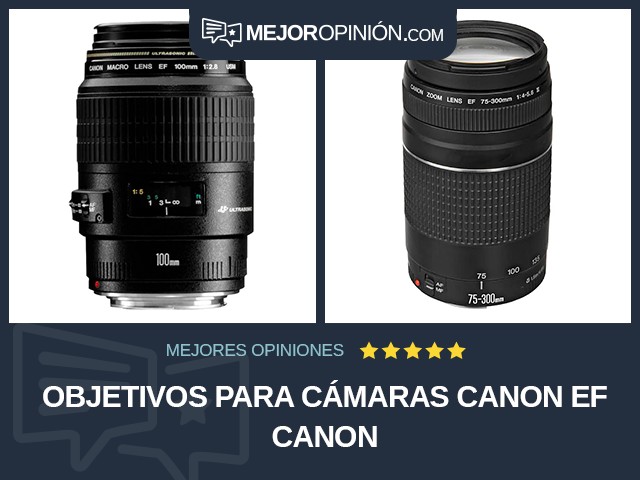 Objetivos para cámaras Canon EF Canon
