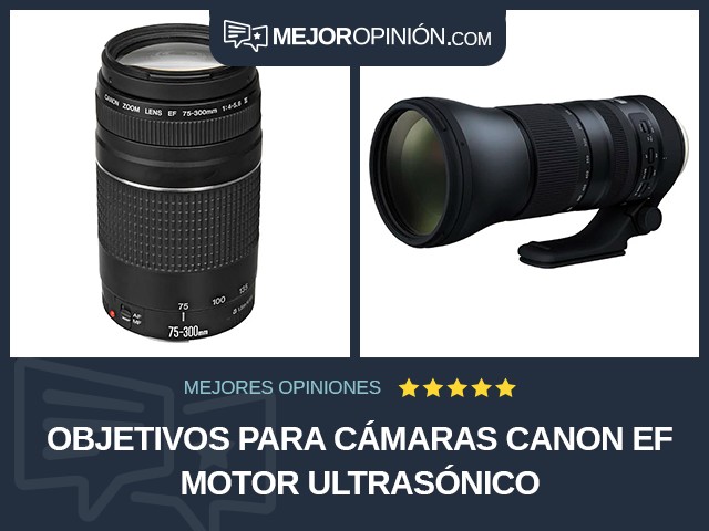 Objetivos para cámaras Canon EF Motor ultrasónico
