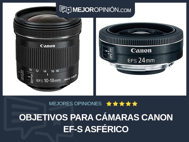 Objetivos para cámaras Canon EF-S Asférico