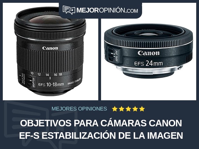Objetivos para cámaras Canon EF-S Estabilización de la imagen