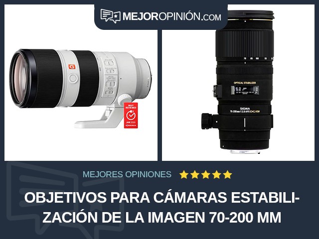 Objetivos para cámaras Estabilización de la imagen 70-200 mm