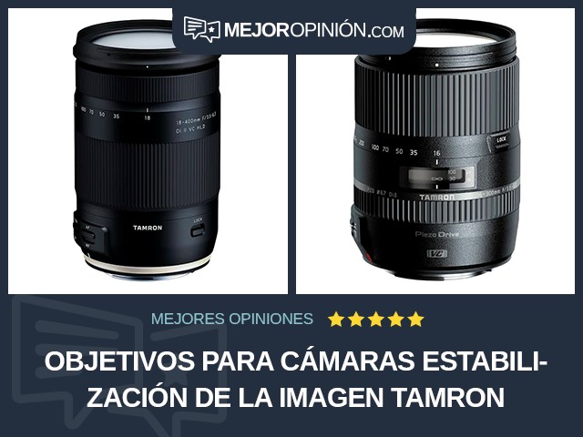 Objetivos para cámaras Estabilización de la imagen Tamron