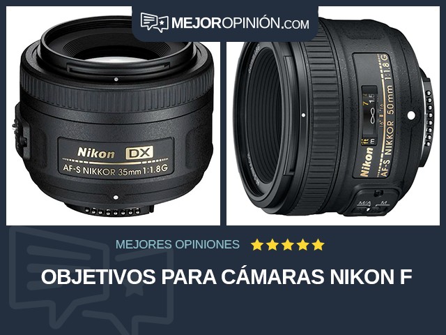 Objetivos para cámaras Nikon F