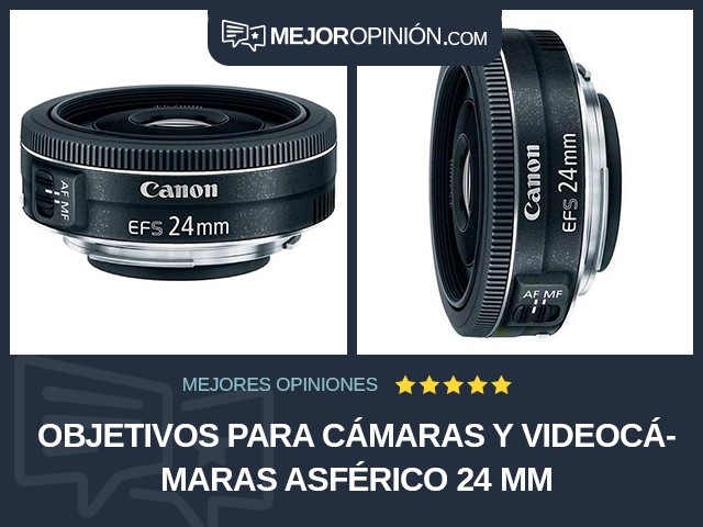 Objetivos para cámaras y videocámaras Asférico 24 mm