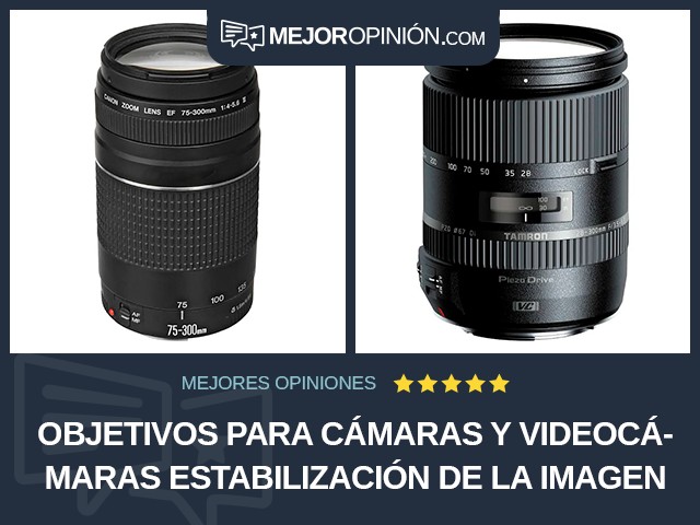 Objetivos para cámaras y videocámaras Estabilización de la imagen Canon EF