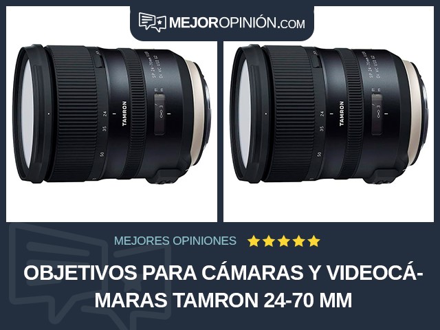 Objetivos para cámaras y videocámaras Tamron 24-70 mm