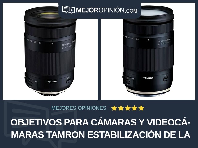 Objetivos para cámaras y videocámaras Tamron Estabilización de la imagen