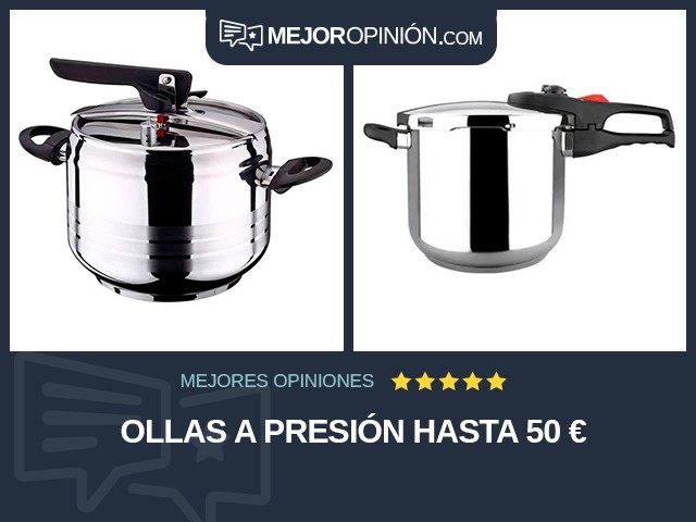 Ollas a presión Hasta 50 €