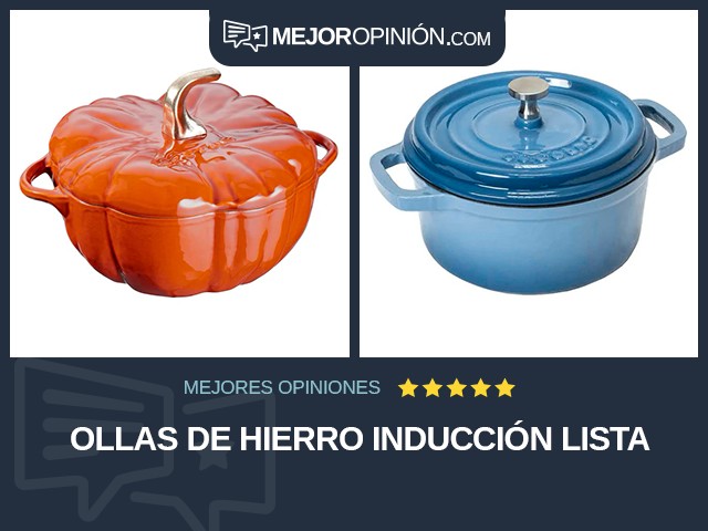 Ollas de hierro Inducción lista