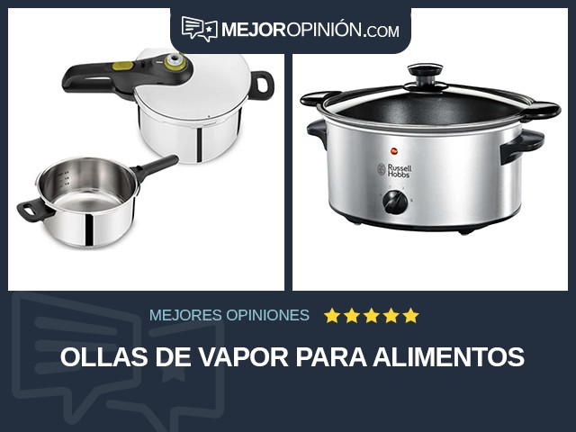 Ollas de vapor para alimentos