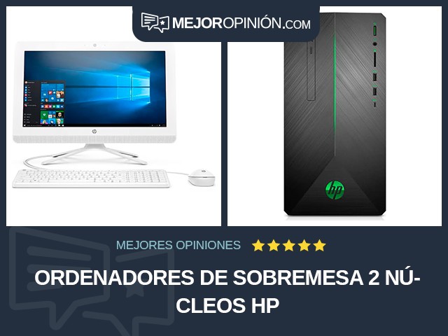 Ordenadores de sobremesa 2 núcleos HP