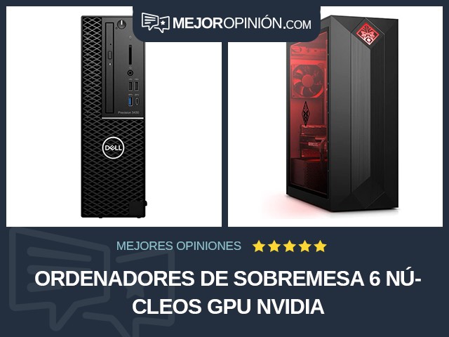 Ordenadores de sobremesa 6 núcleos GPU NVIDIA