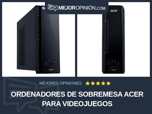 Ordenadores de sobremesa Acer Para videojuegos