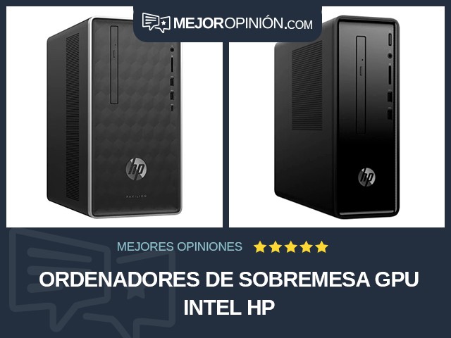 Ordenadores de sobremesa GPU Intel HP