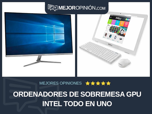 Ordenadores de sobremesa GPU Intel Todo en uno