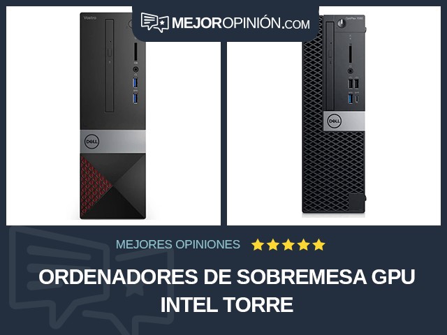 Ordenadores de sobremesa GPU Intel Torre