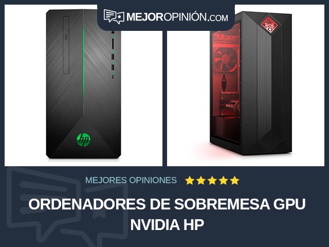Ordenadores de sobremesa GPU NVIDIA HP