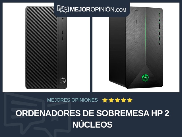 Ordenadores de sobremesa HP 2 núcleos