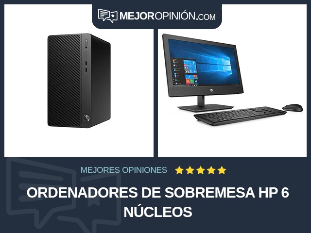 Ordenadores de sobremesa HP 6 núcleos