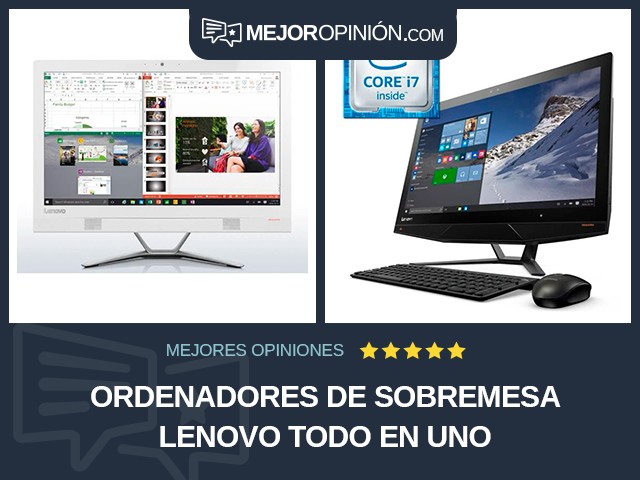 Ordenadores de sobremesa Lenovo Todo en uno