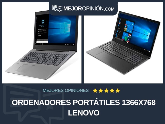Ordenadores portátiles 1366x768 Lenovo