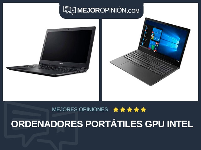 Ordenadores portátiles GPU Intel