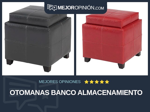 Otomanas Banco Almacenamiento