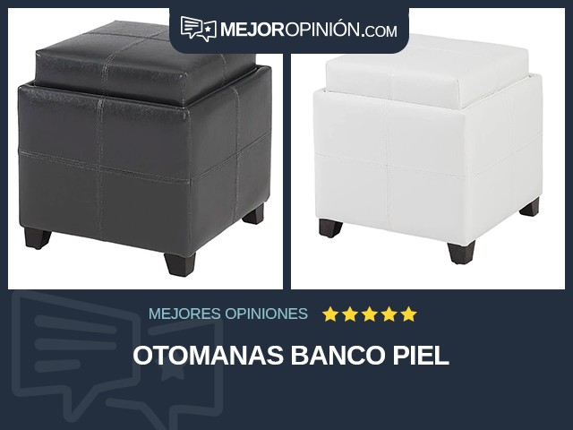 Otomanas Banco Piel