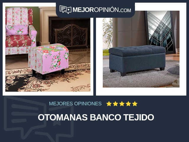 Otomanas Banco Tejido