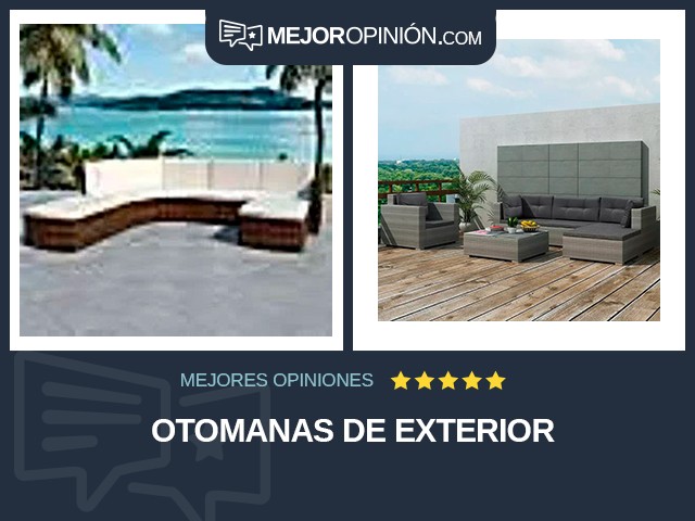 Otomanas de exterior