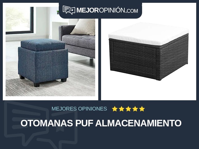 Otomanas Puf Almacenamiento