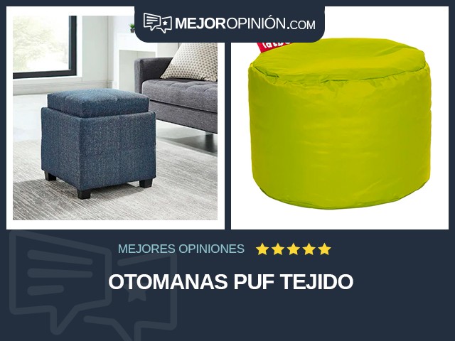 Otomanas Puf Tejido