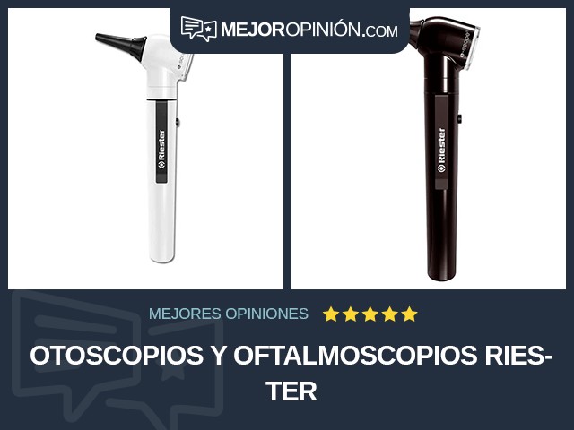 Otoscopios y oftalmoscopios Riester