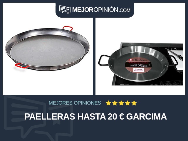 Paelleras Hasta 20 € Garcima