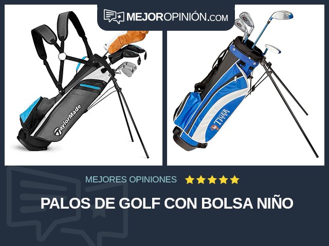 Palos de golf Con bolsa Niño