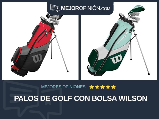 Palos de golf Con bolsa Wilson