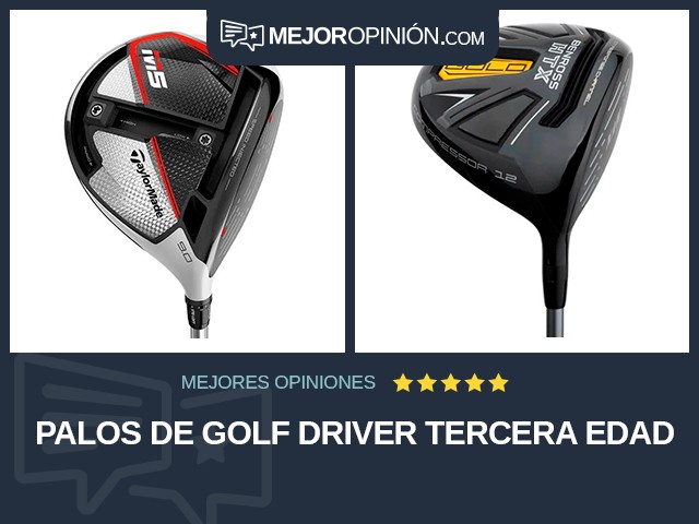 Palos de golf Driver Tercera edad