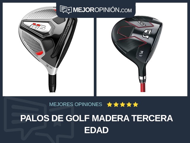 Palos de golf Madera Tercera edad