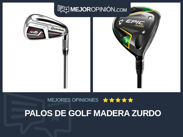 Palos de golf Madera Zurdo